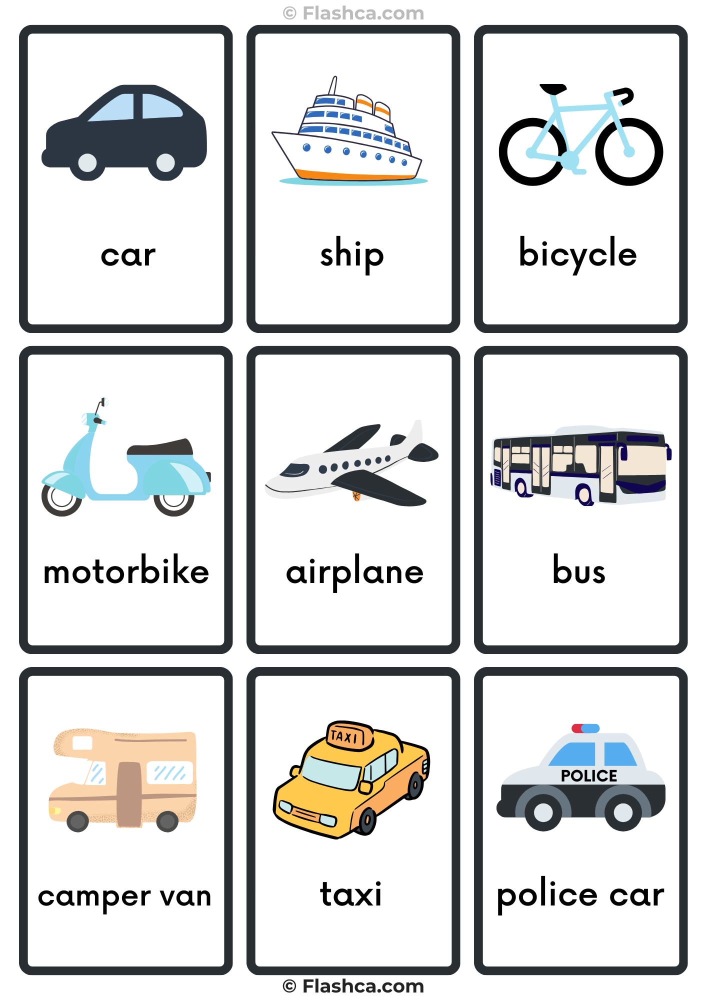 Transport Flashcards