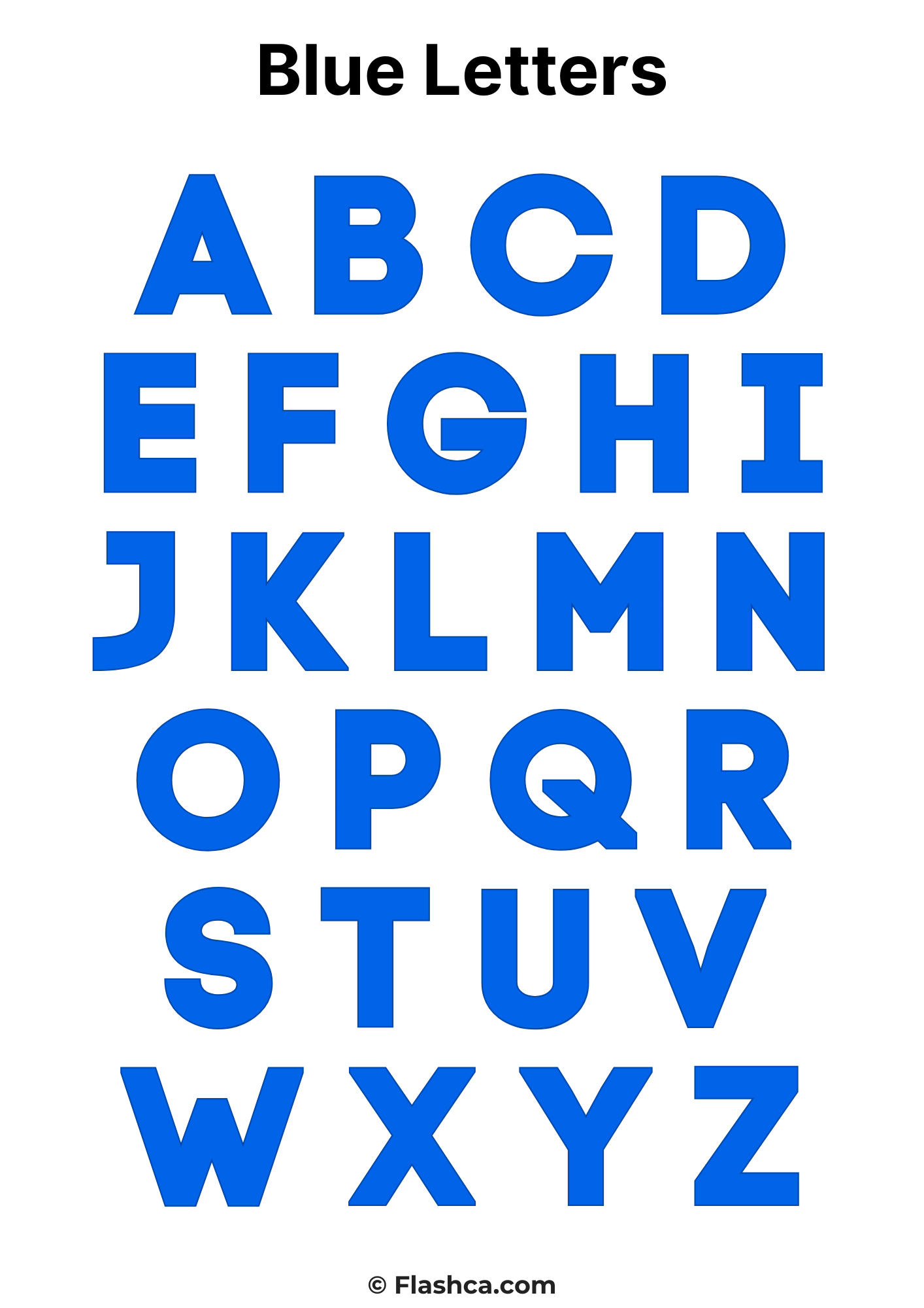 Blue Letters Blue Letters