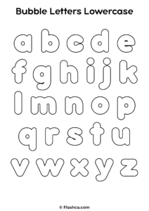Bubble Letters Lowercase