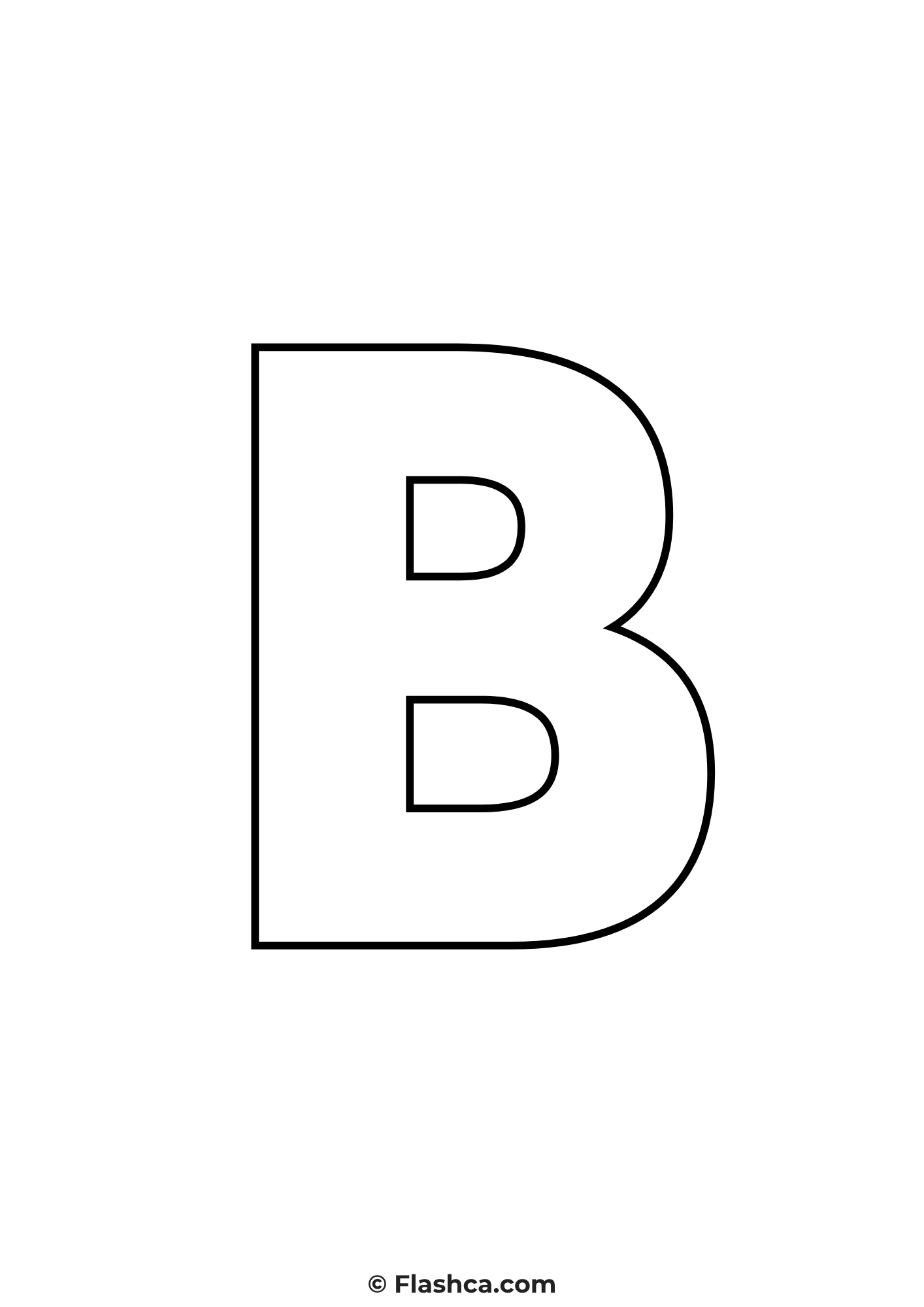 Full Page Printable Letter b Full Page Printable Letter b