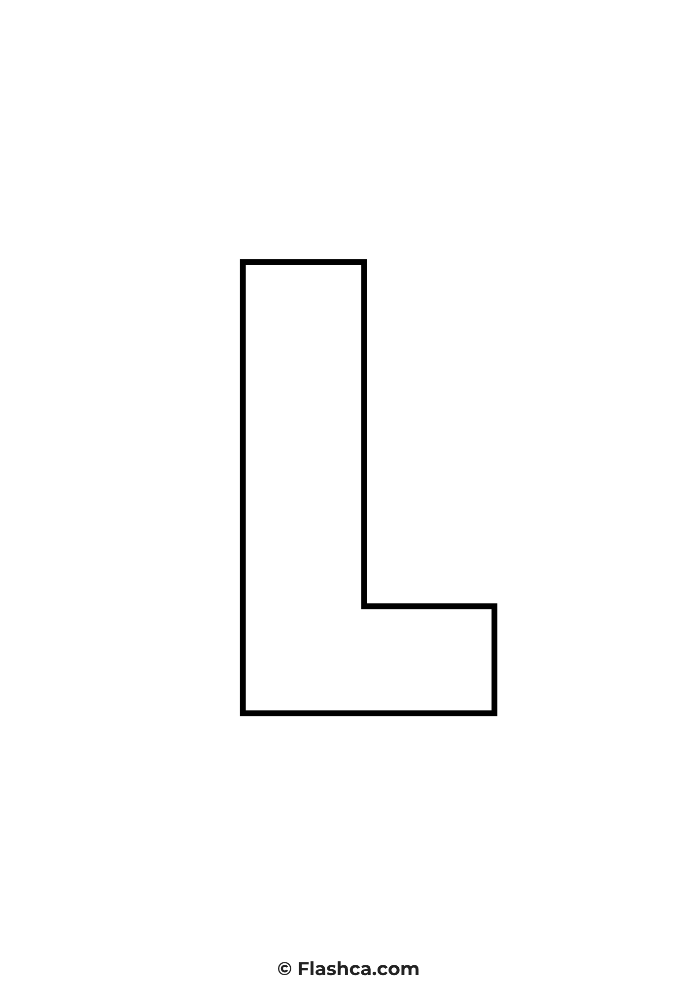 Full Page Printable Letter l Full Page Printable Letter l