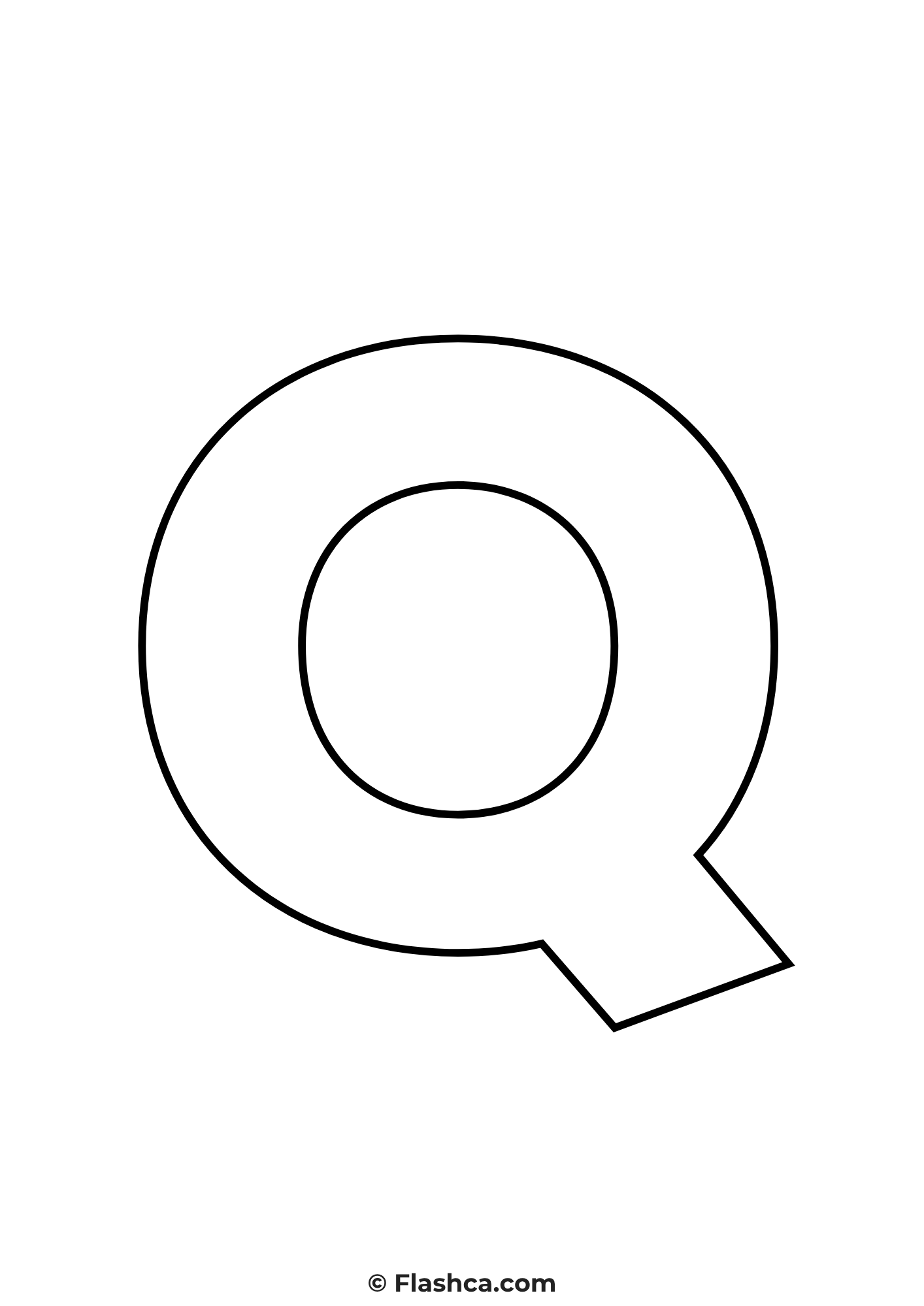 Full Page Printable Letter q Full Page Printable Letter q