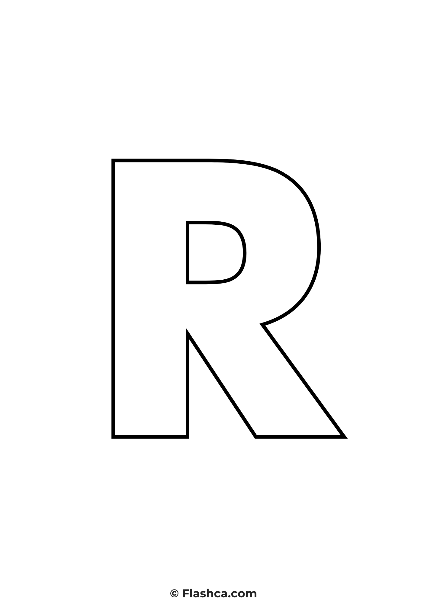 Full Page Printable Letter r Full Page Printable Letter r