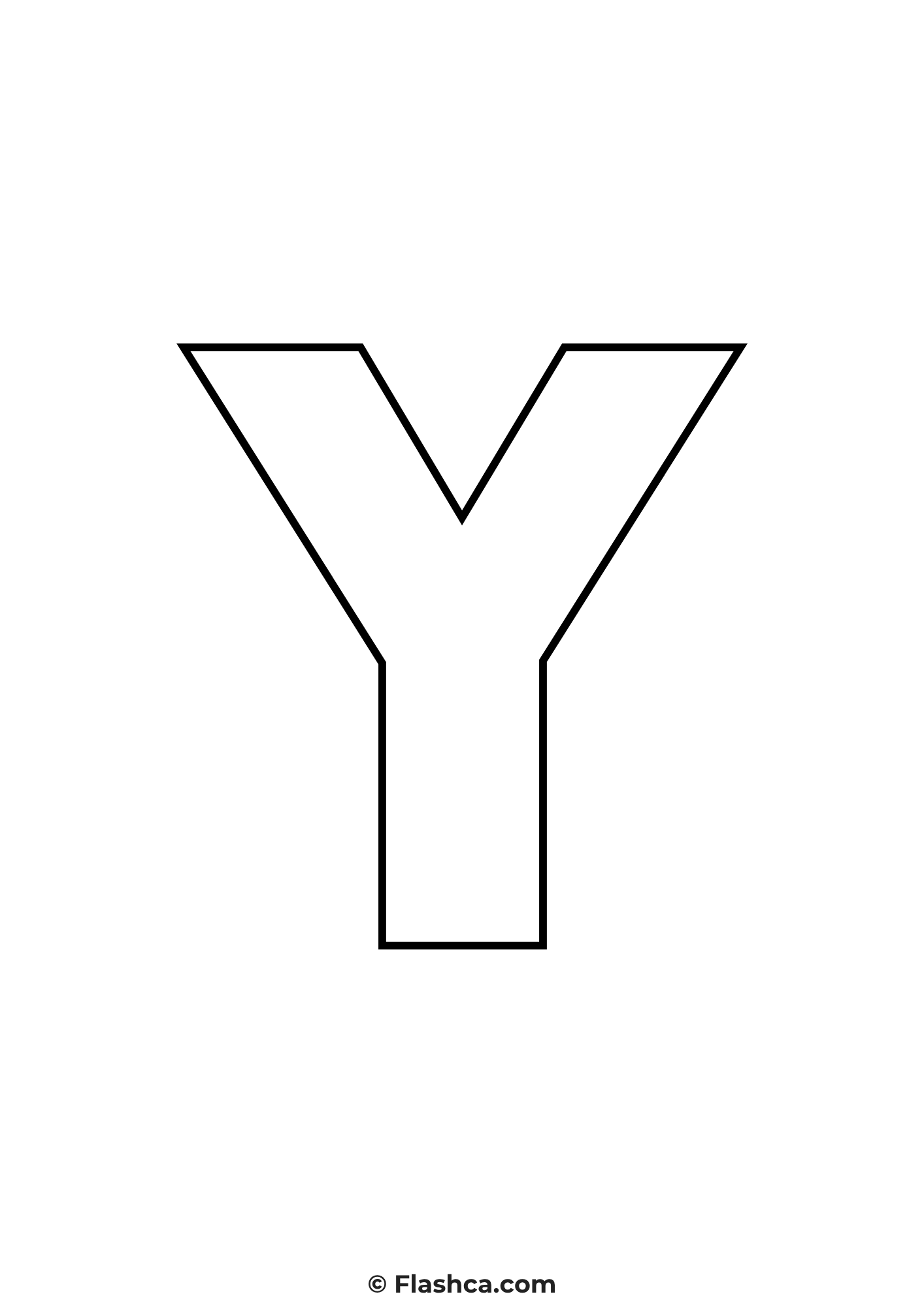 Full Page Printable Letter y Full Page Printable Letter y