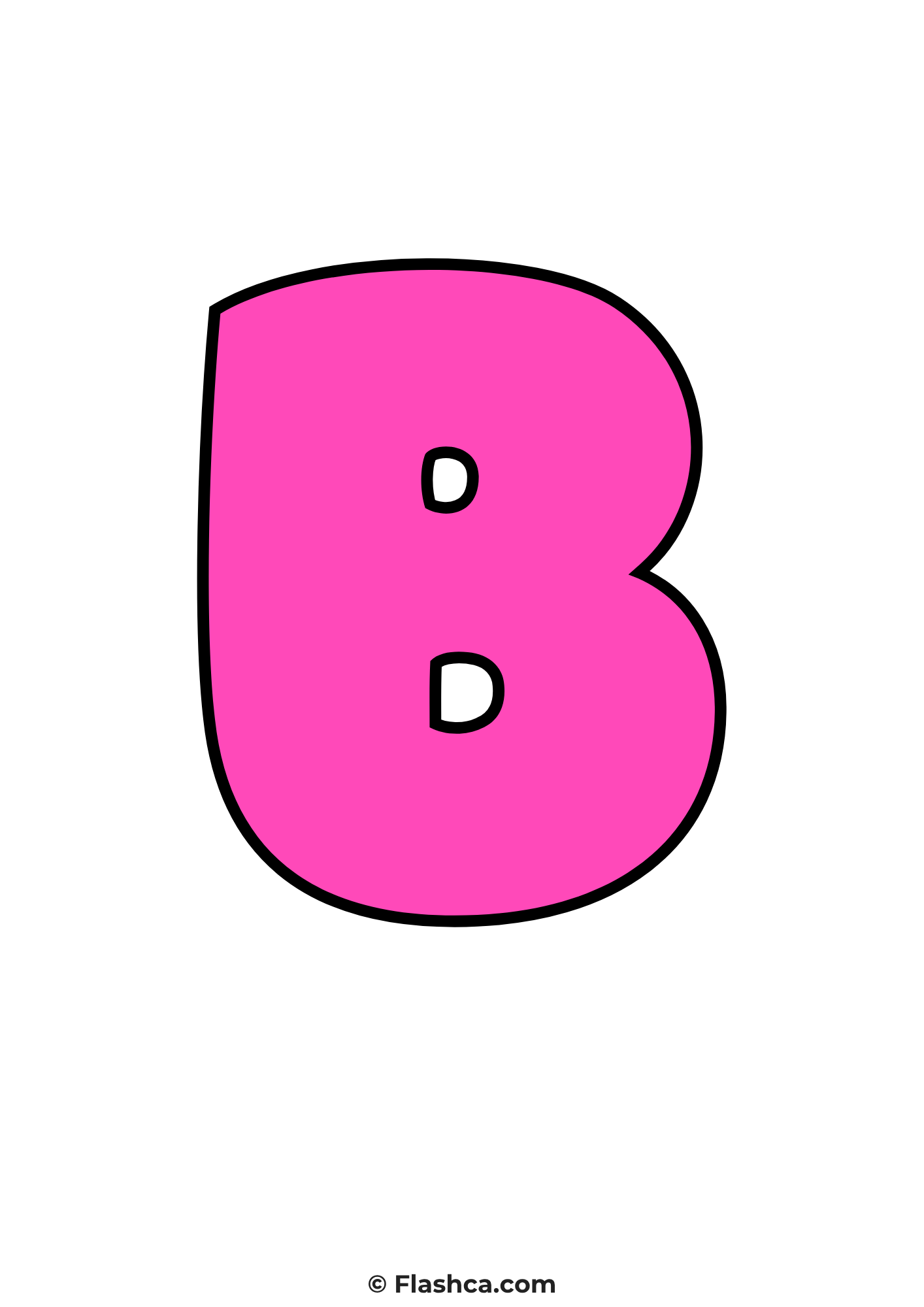 Pink bubble letter b Pink bubble letter b