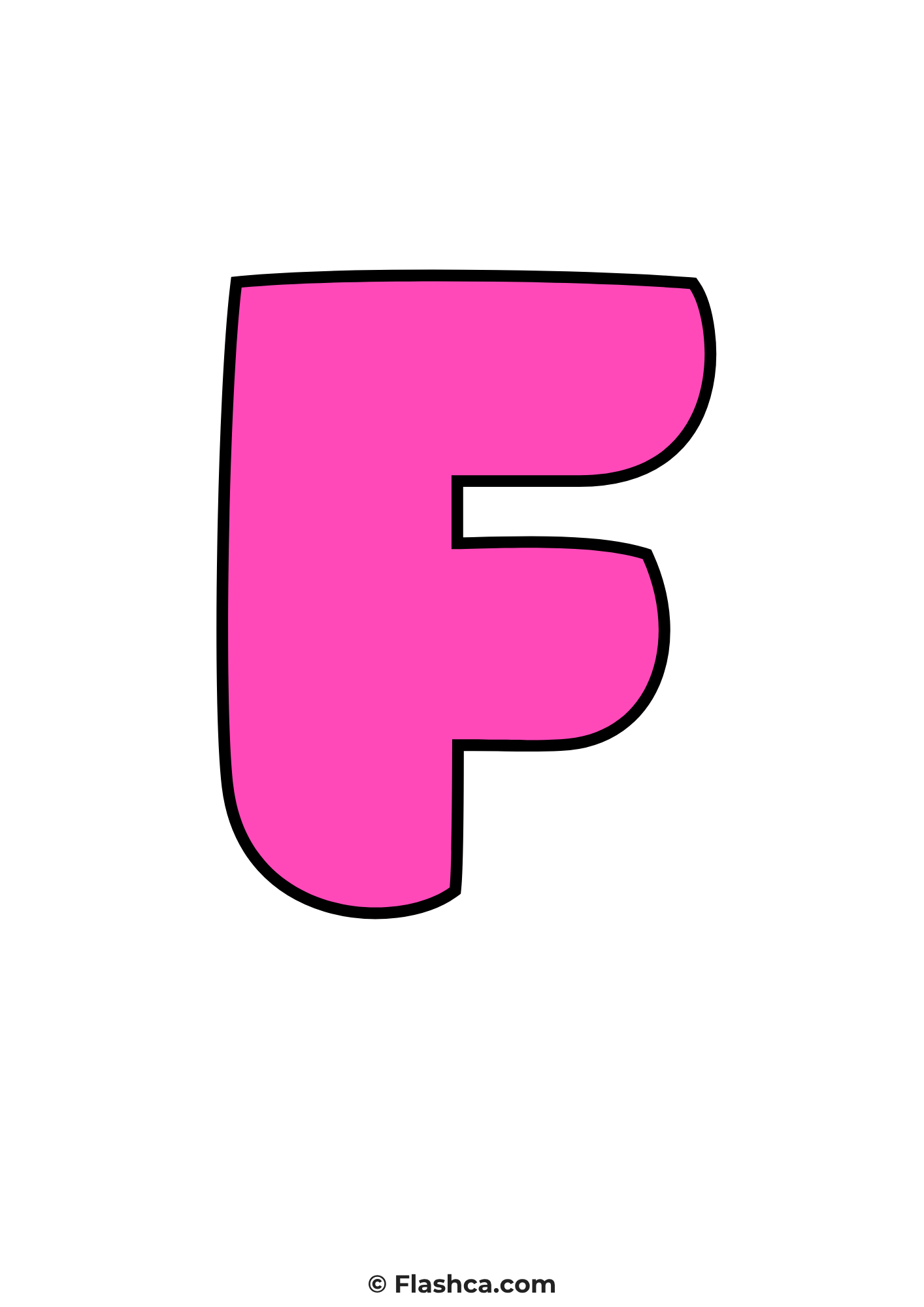 Pink bubble letter f Pink bubble letter f