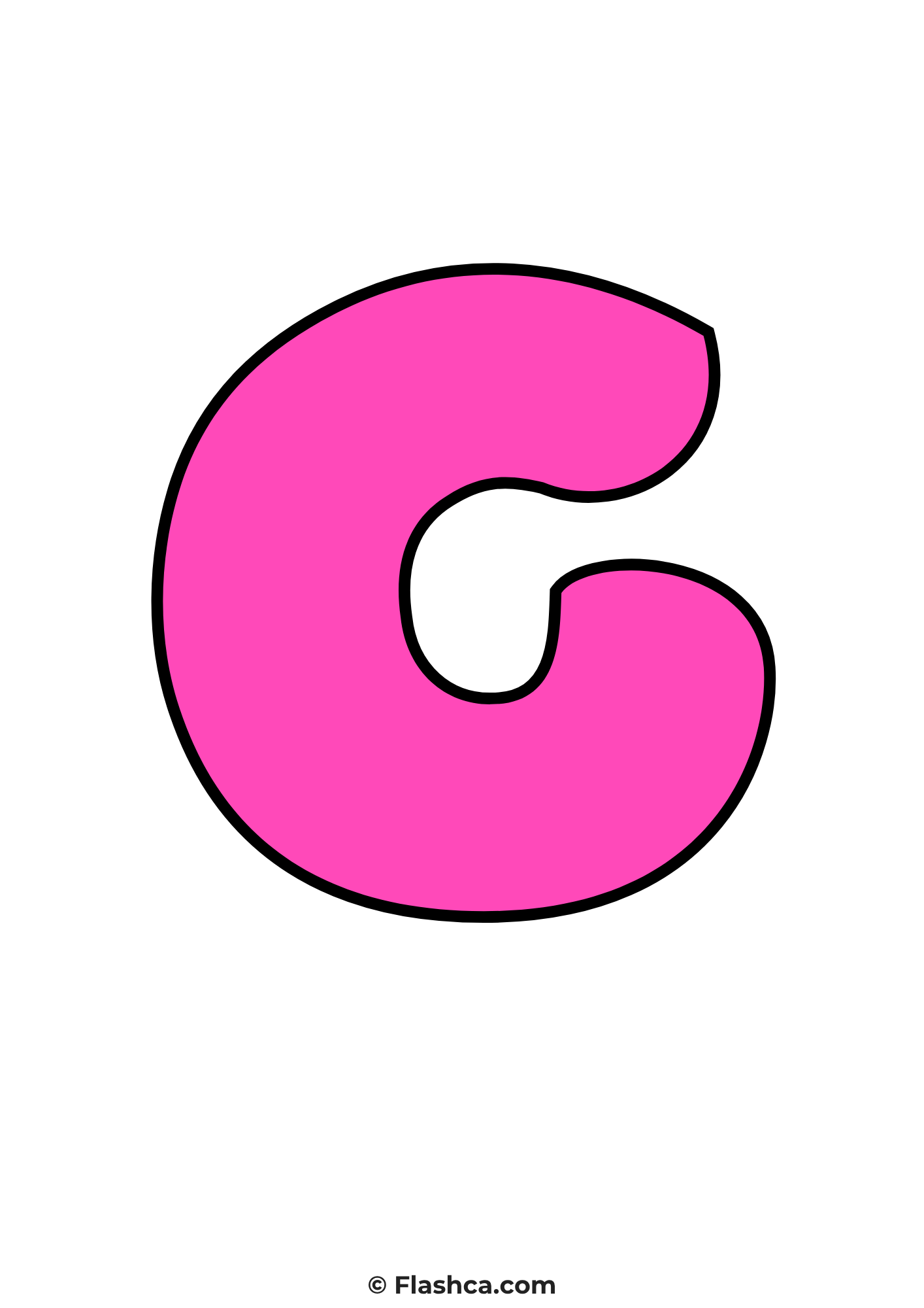 Pink bubble letter g Pink bubble letter g