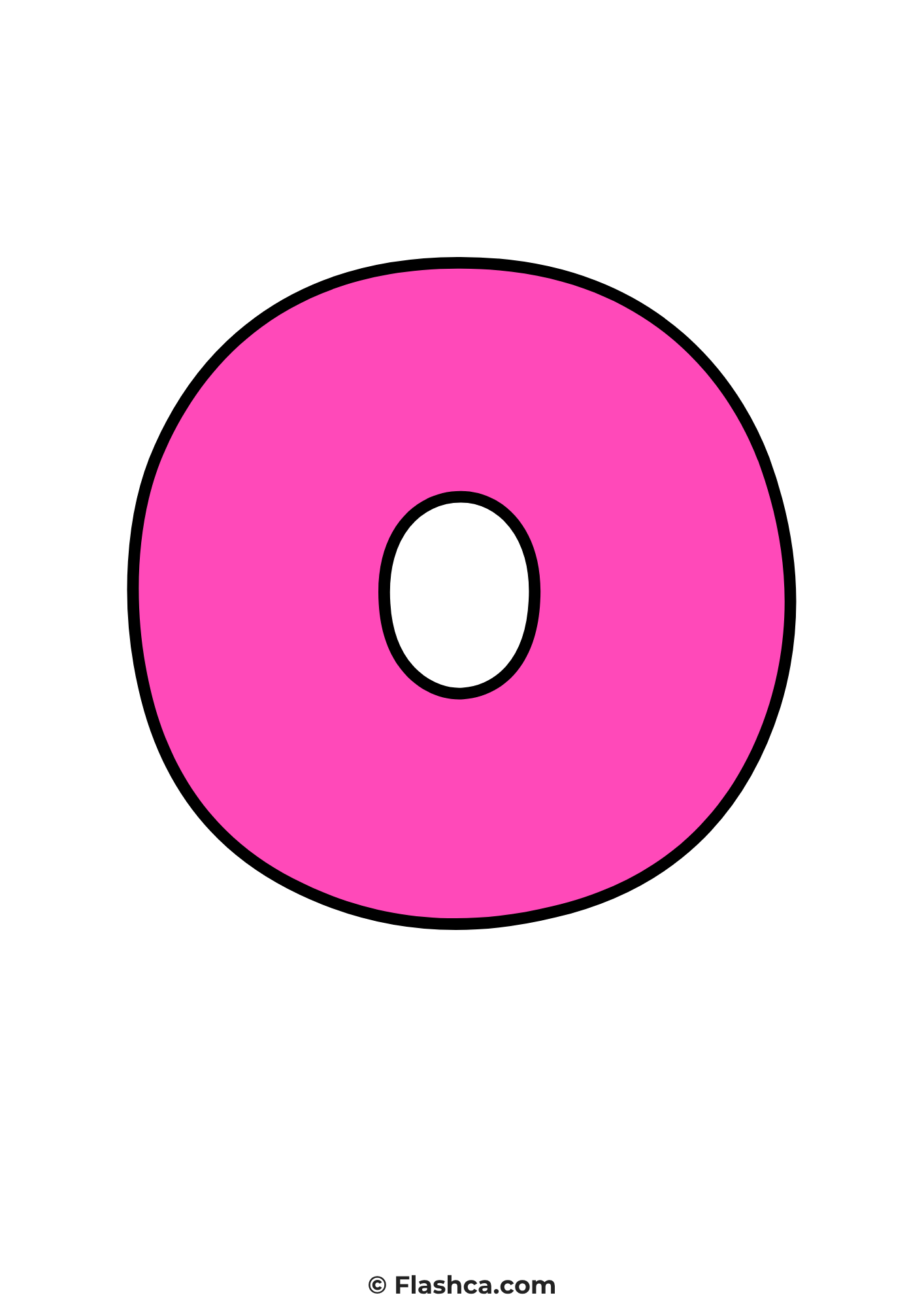 Pink bubble letter o Pink bubble letter o