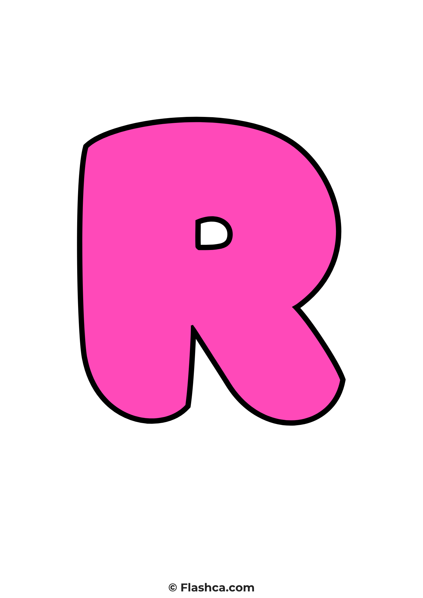 Pink bubble letter r Pink bubble letter r