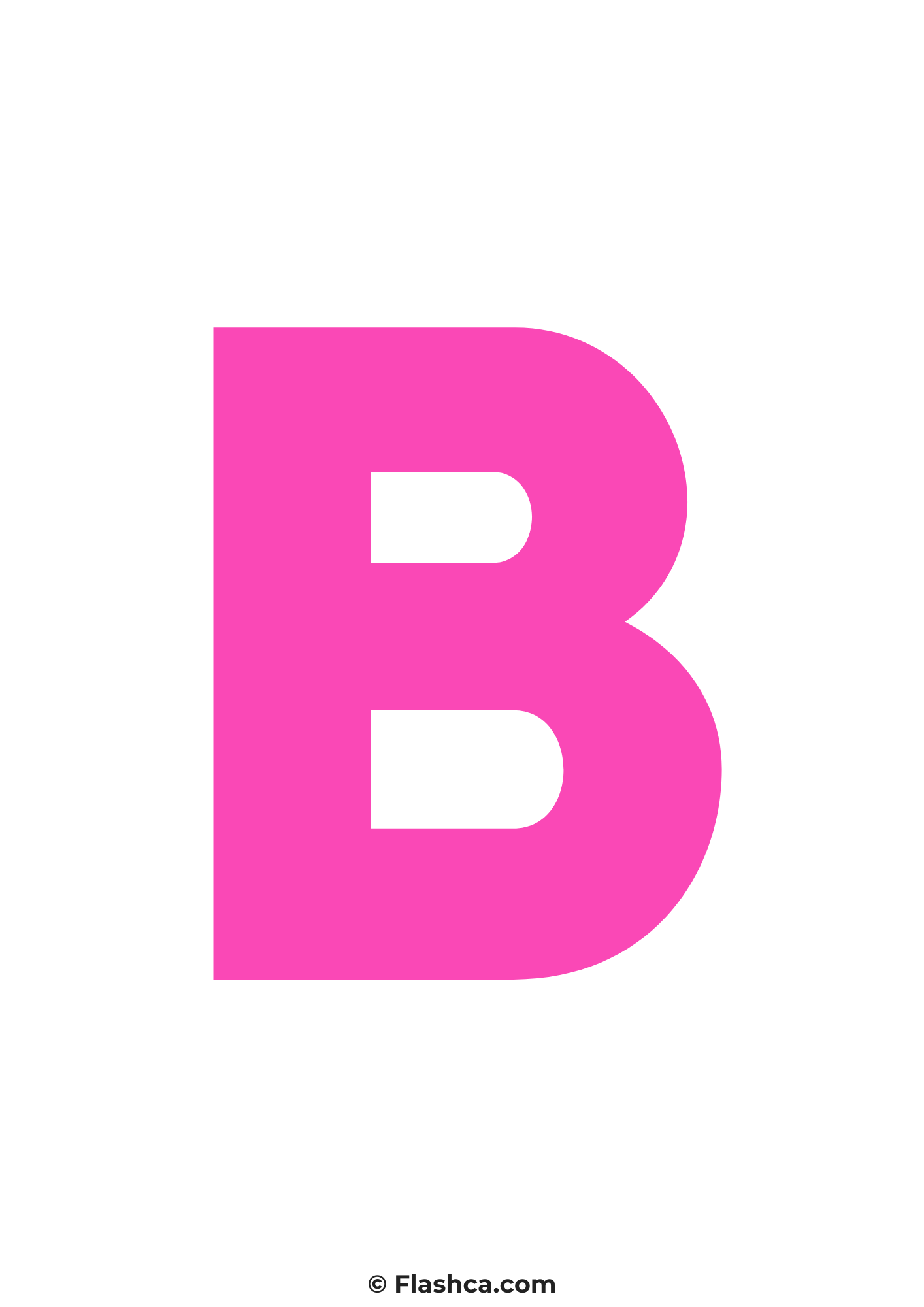 Pink letter b Pink letter b