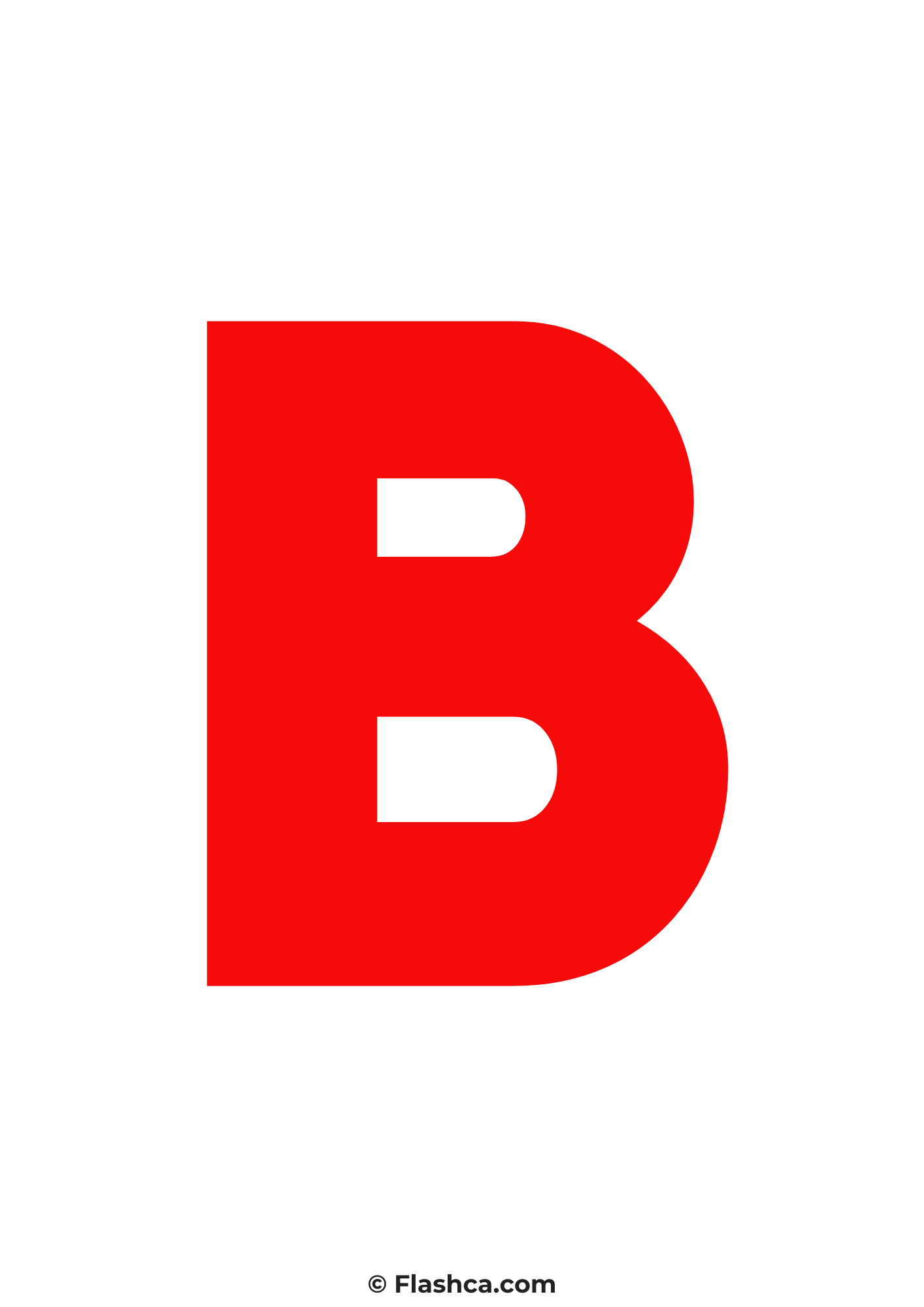 Red letter b Red letter b