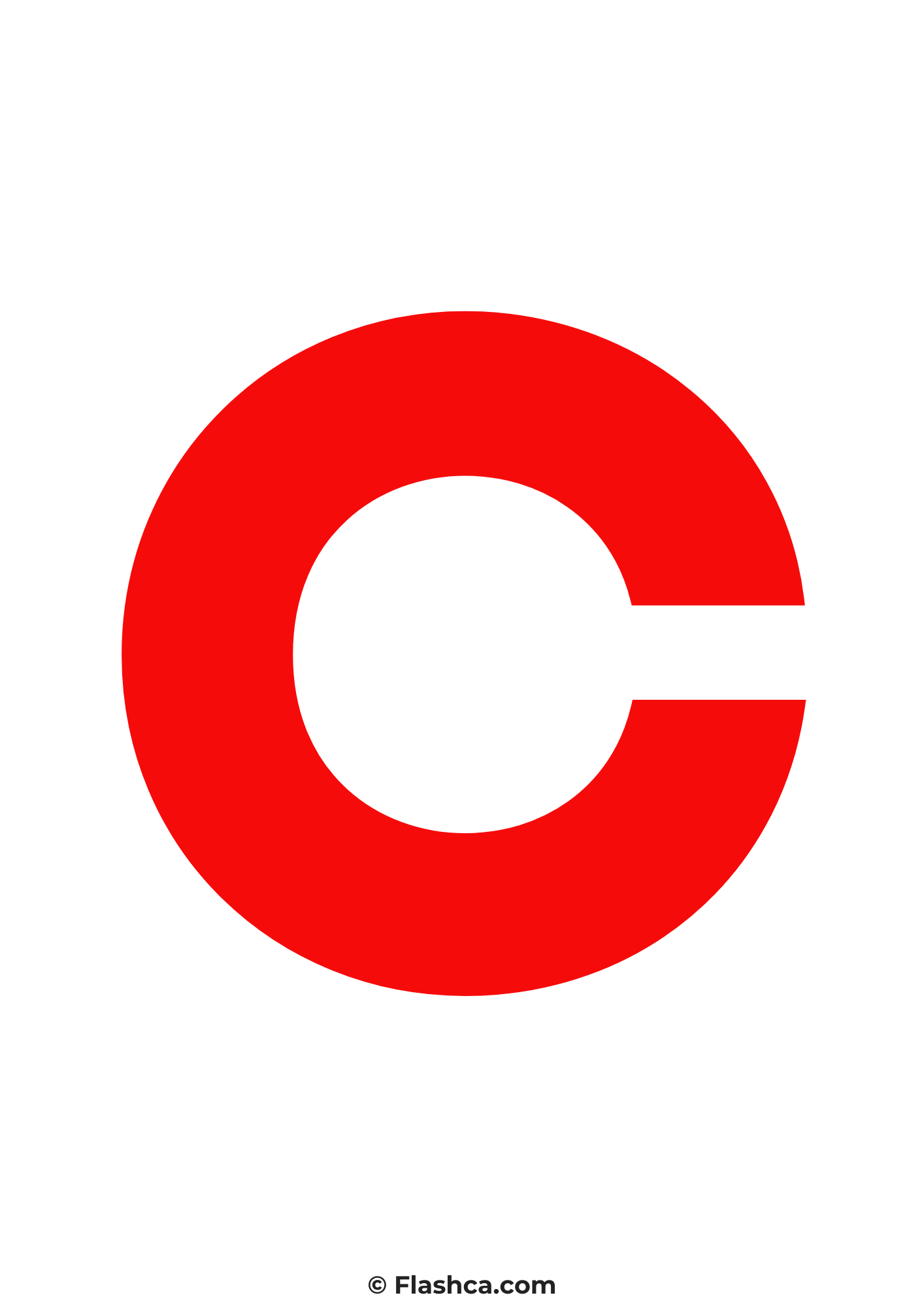 Red letter c Red letter c