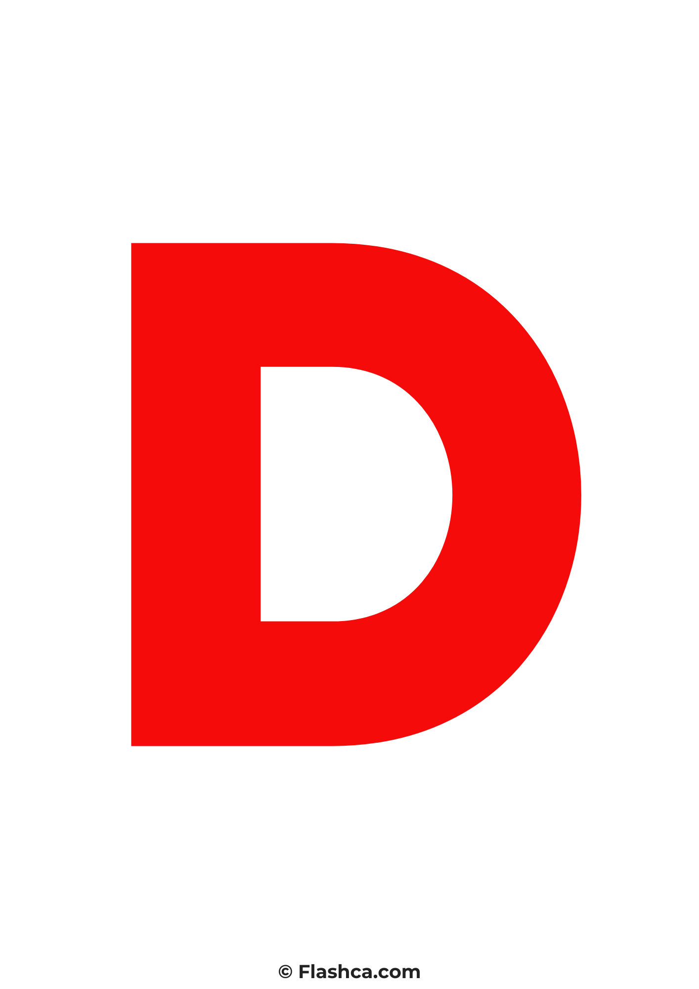 Red letter d Red letter d