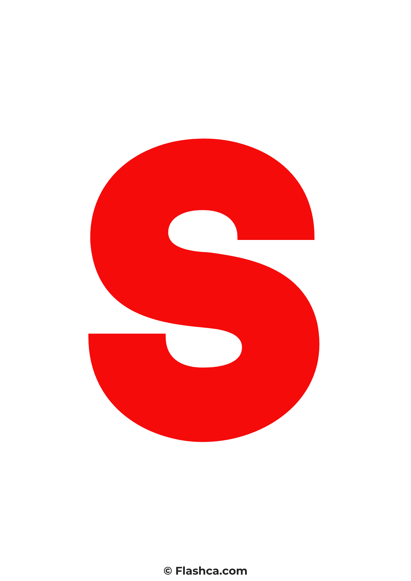 Red letter s Red letter s