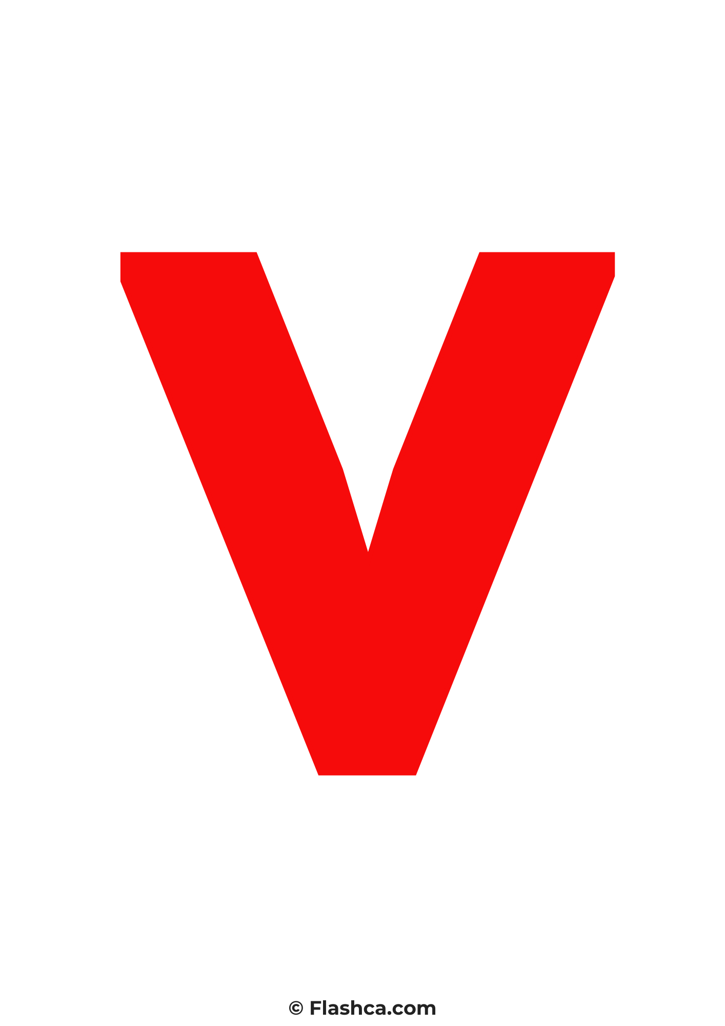 Red letter v Red letter v