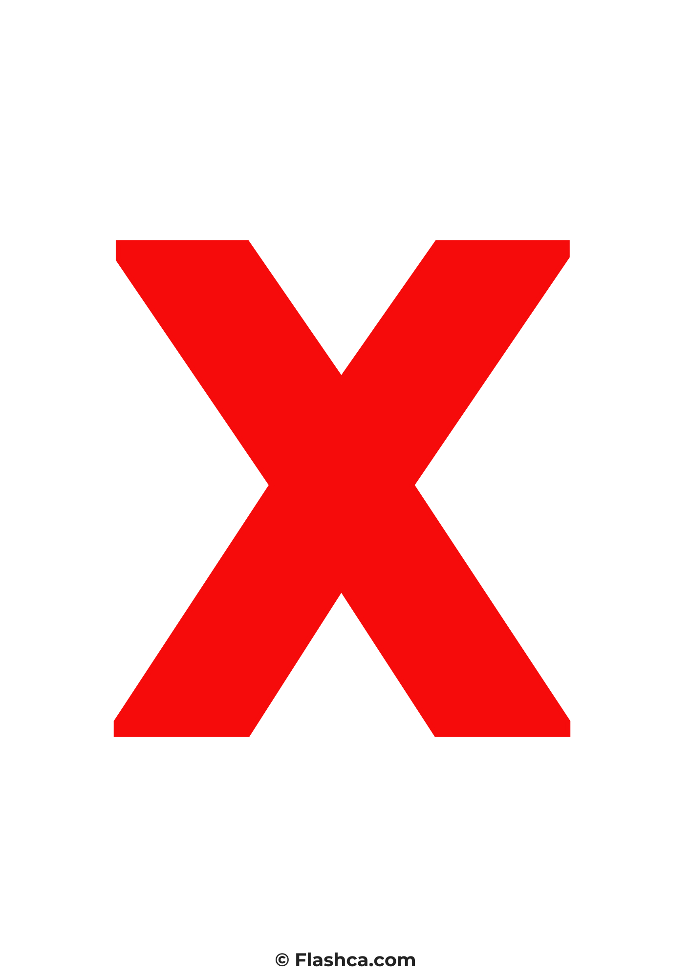 Red letter Red letter x