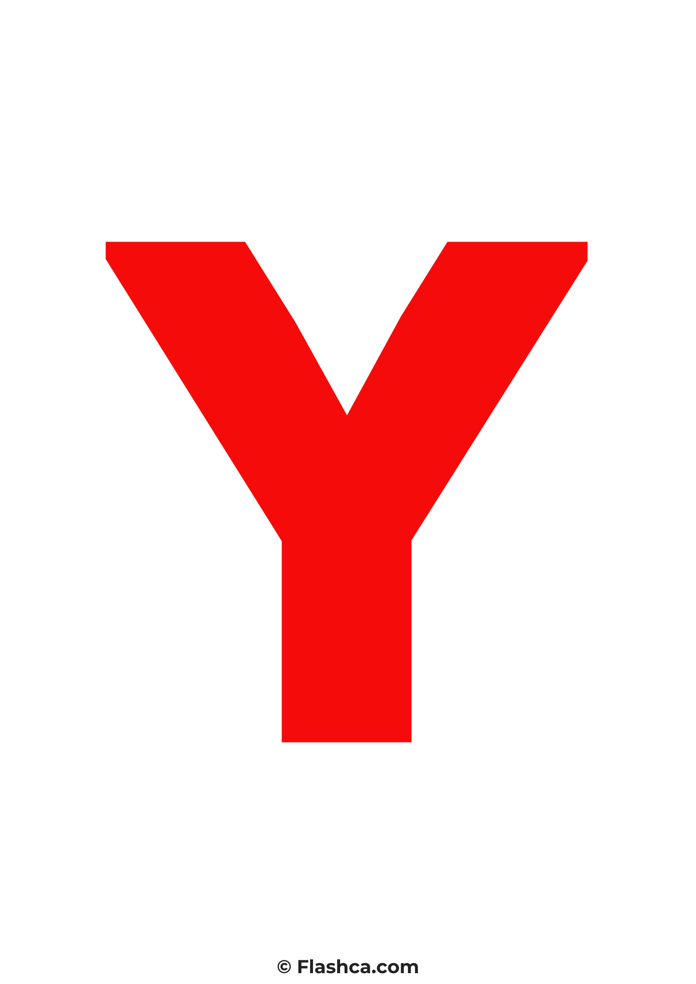 Red letter y Red letter y