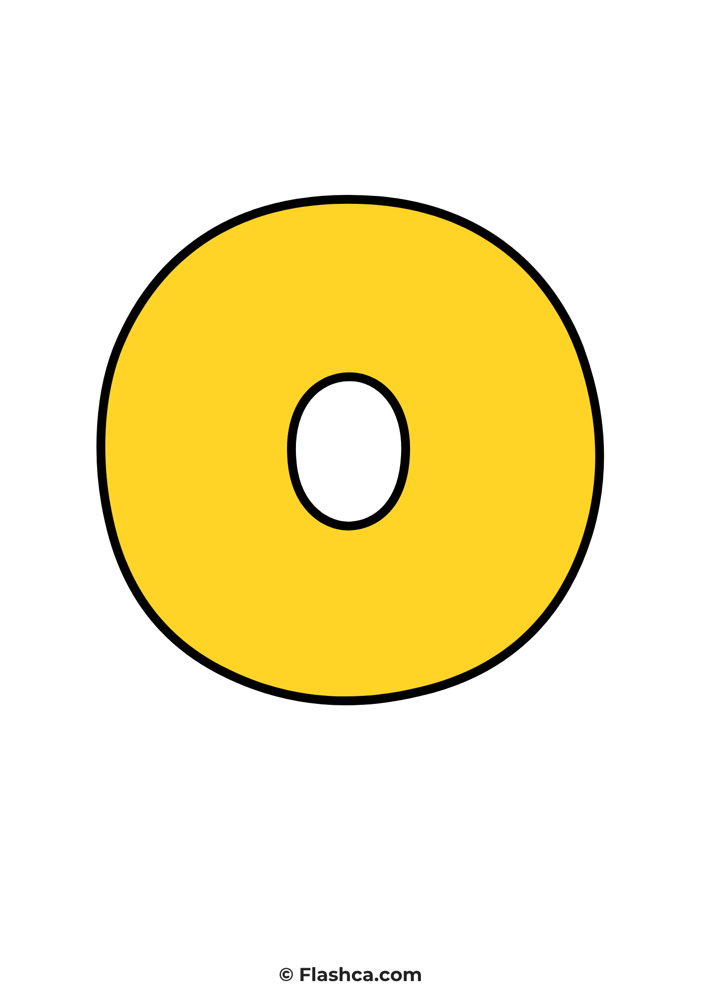 Yellow bubble letter o Yellow bubble letter o