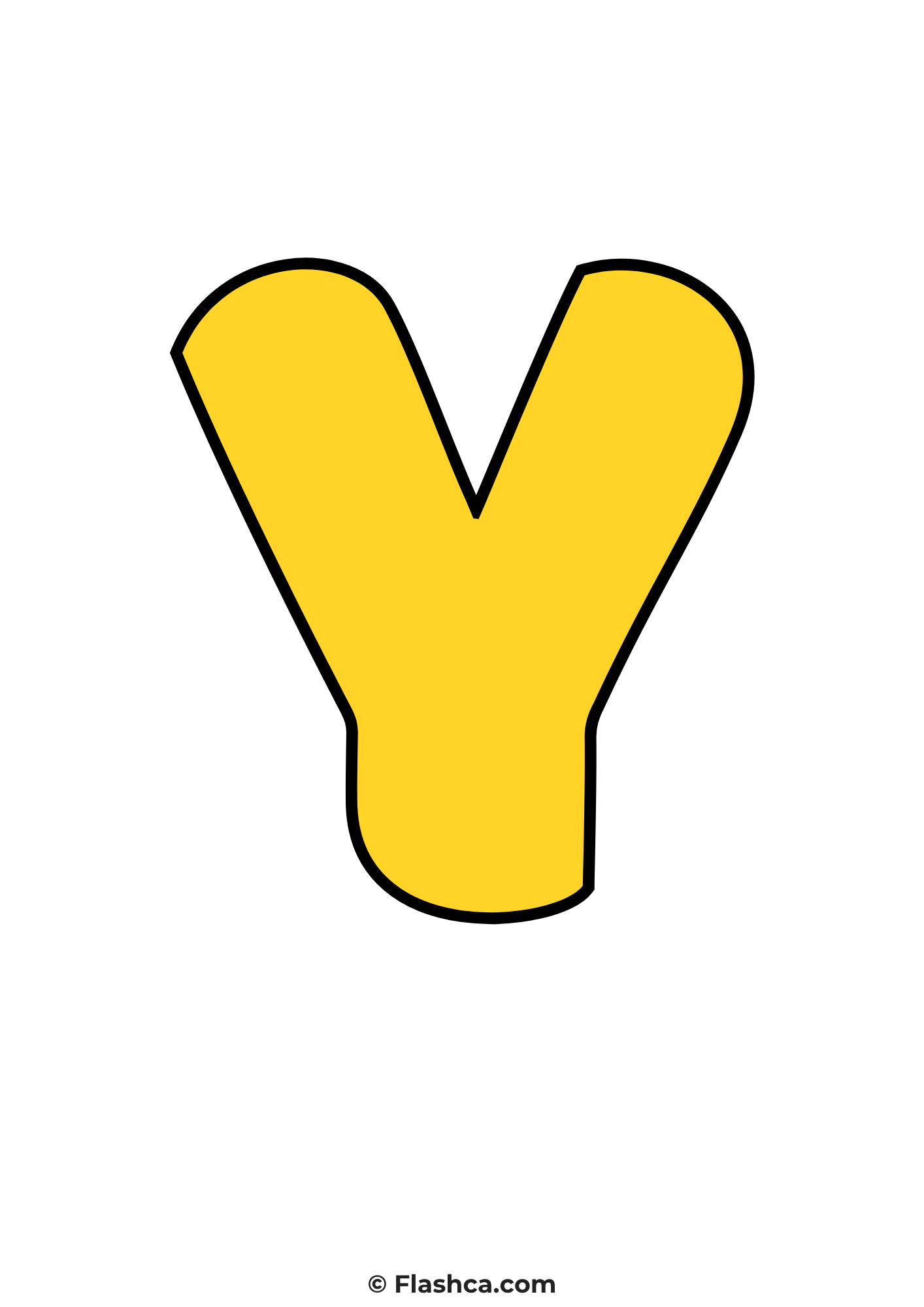 Yellow bubble letter y Yellow bubble letter y