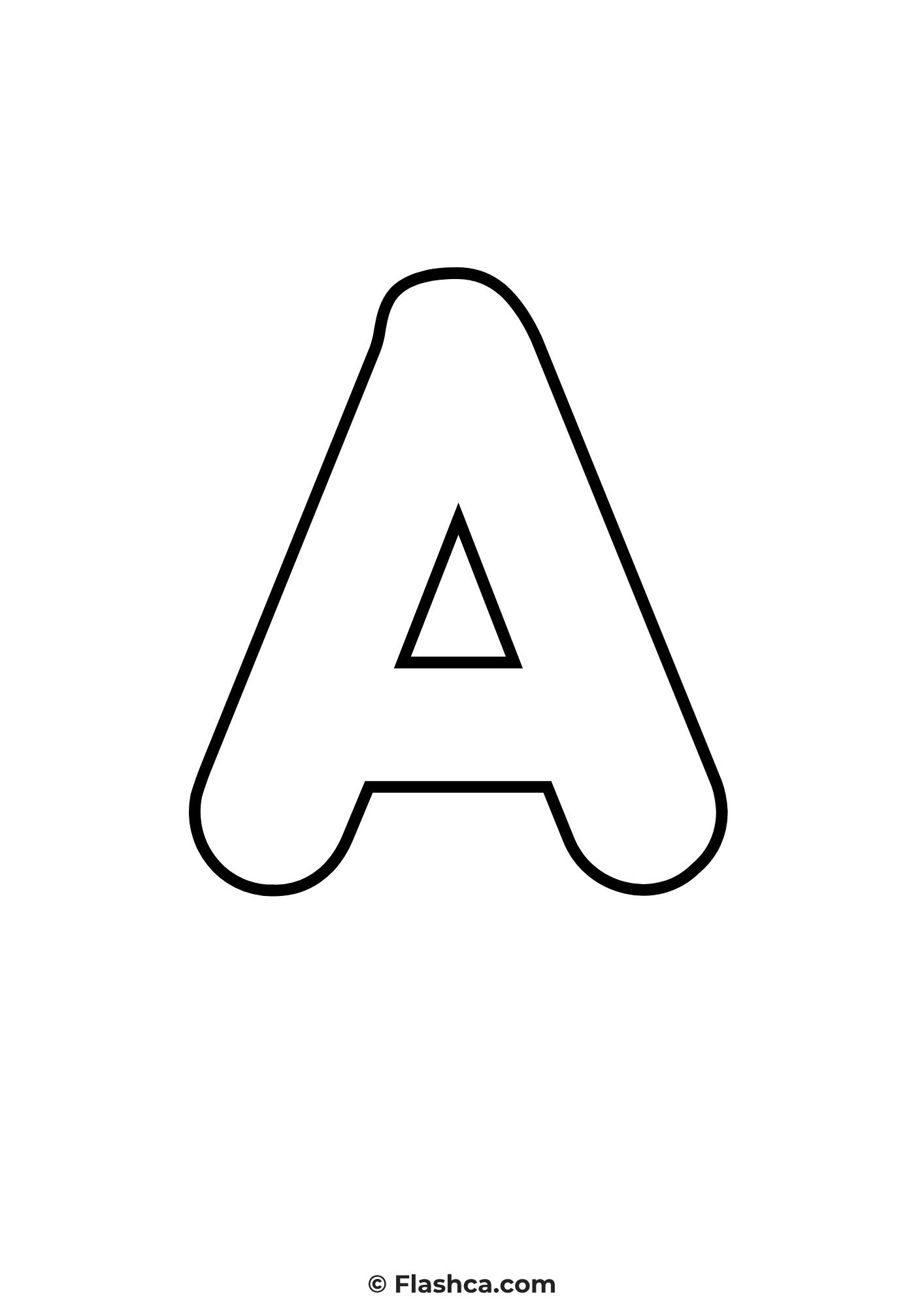 bubble letter a