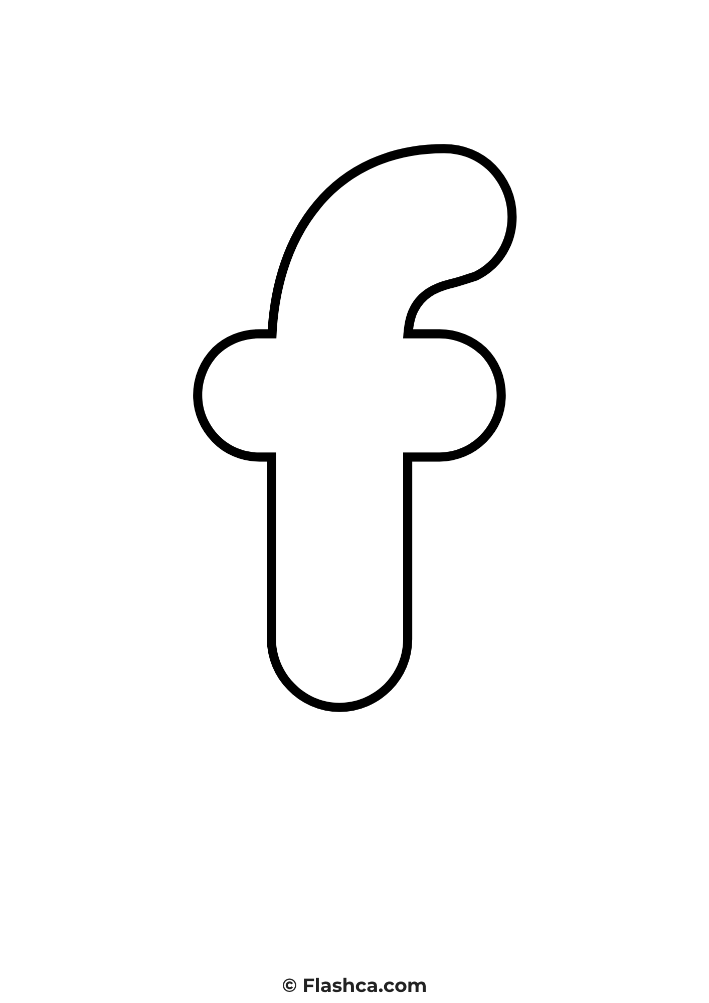 bubble letter f lowercase