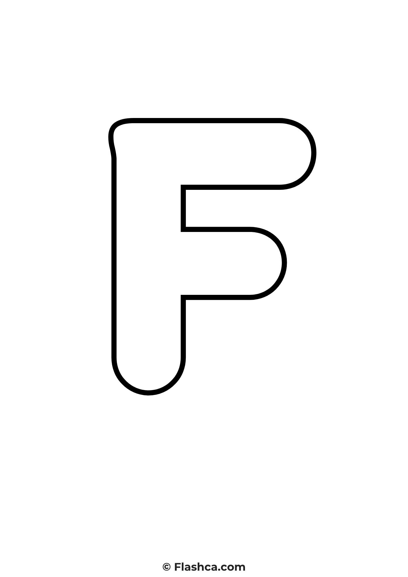 bubble letter f