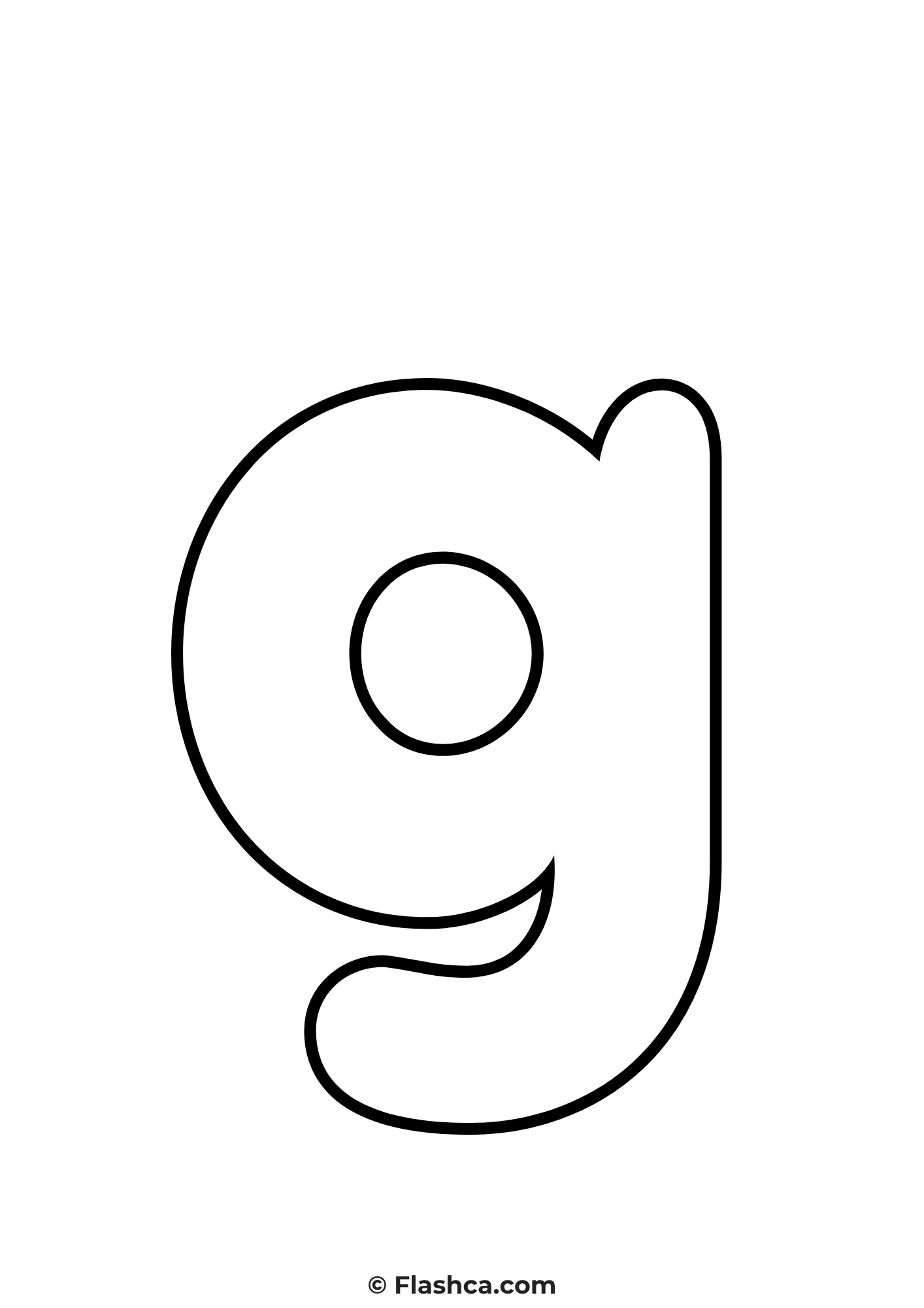bubble letter g lowercase