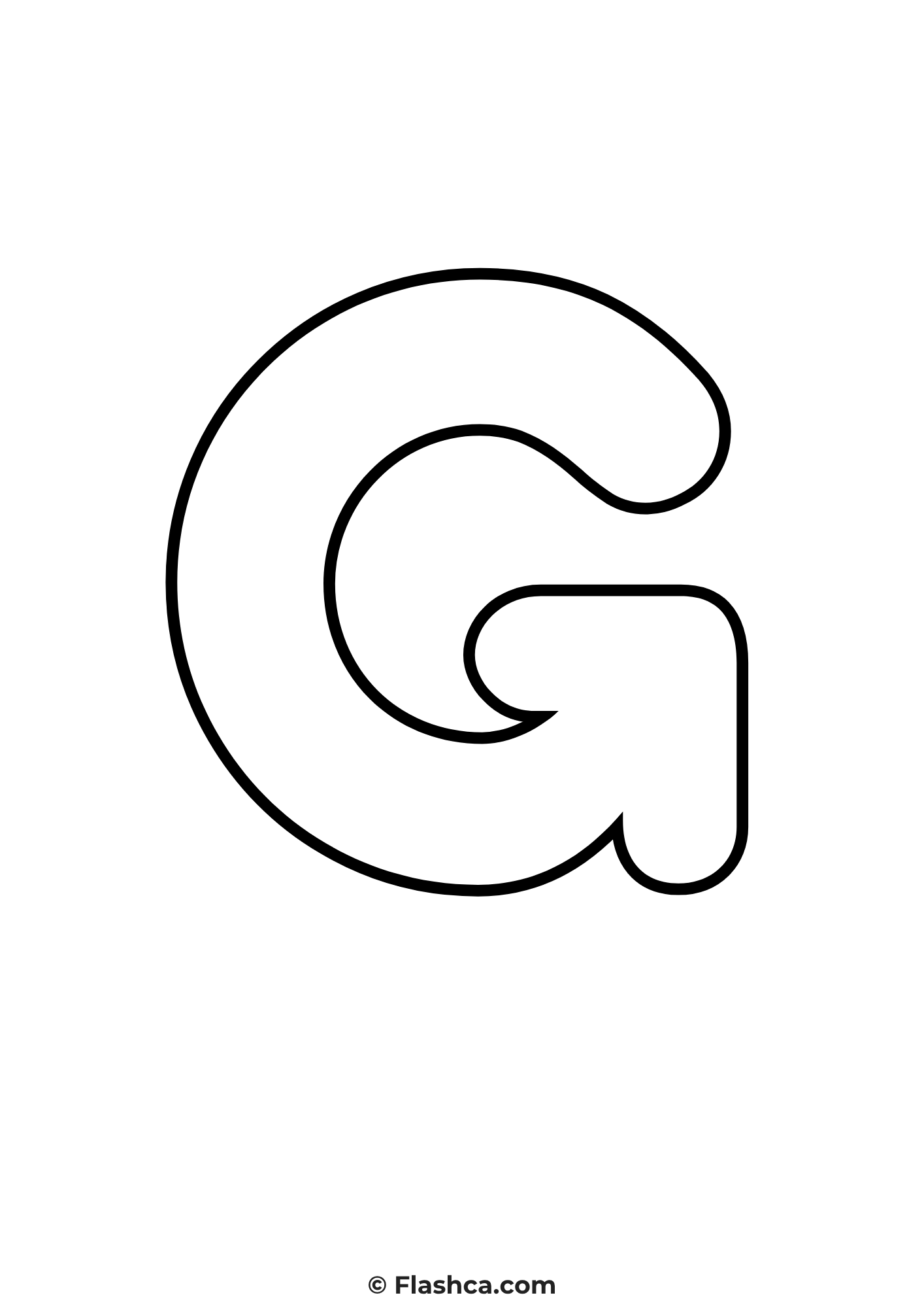 bubble letter g