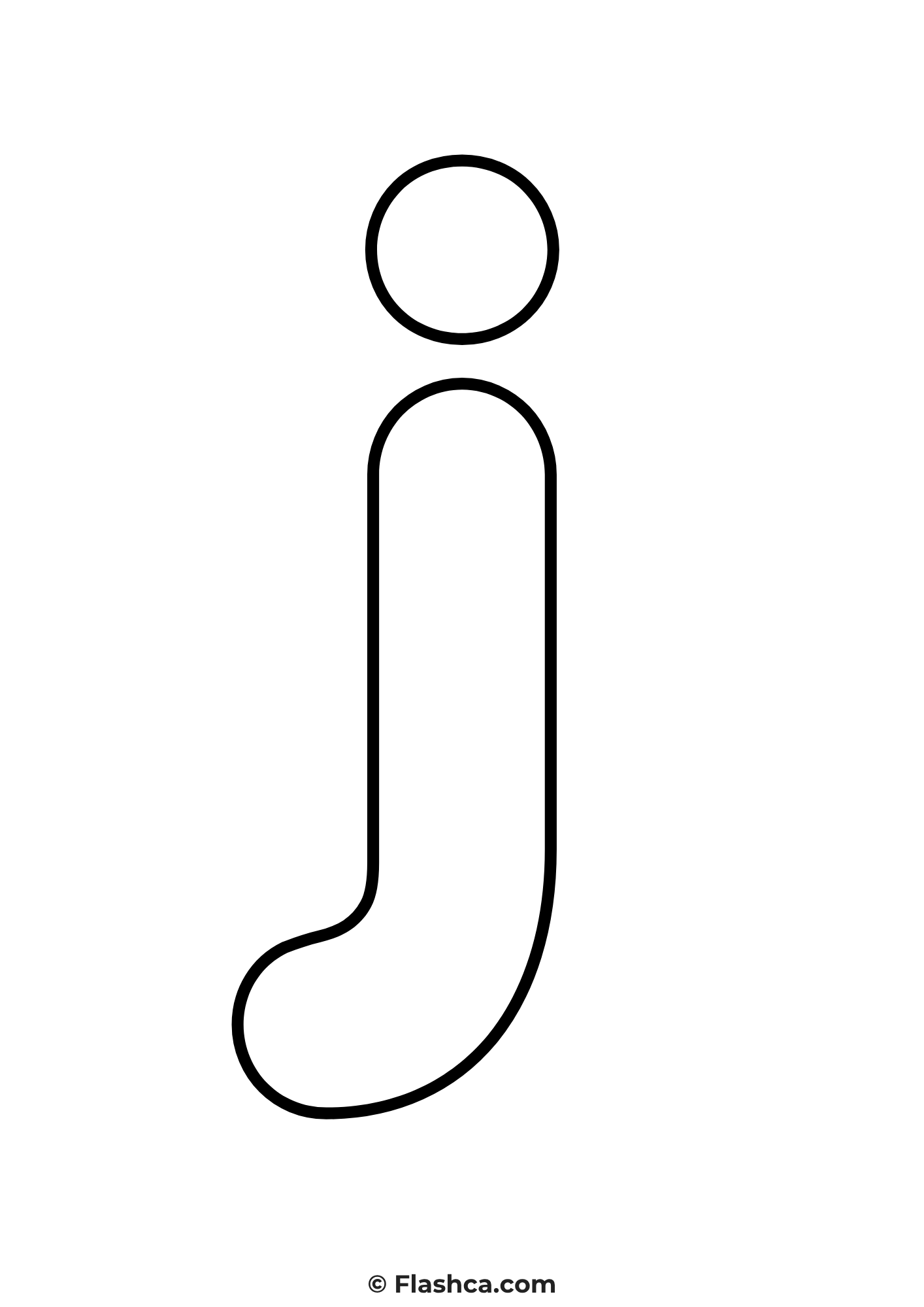 bubble letter j lowercase