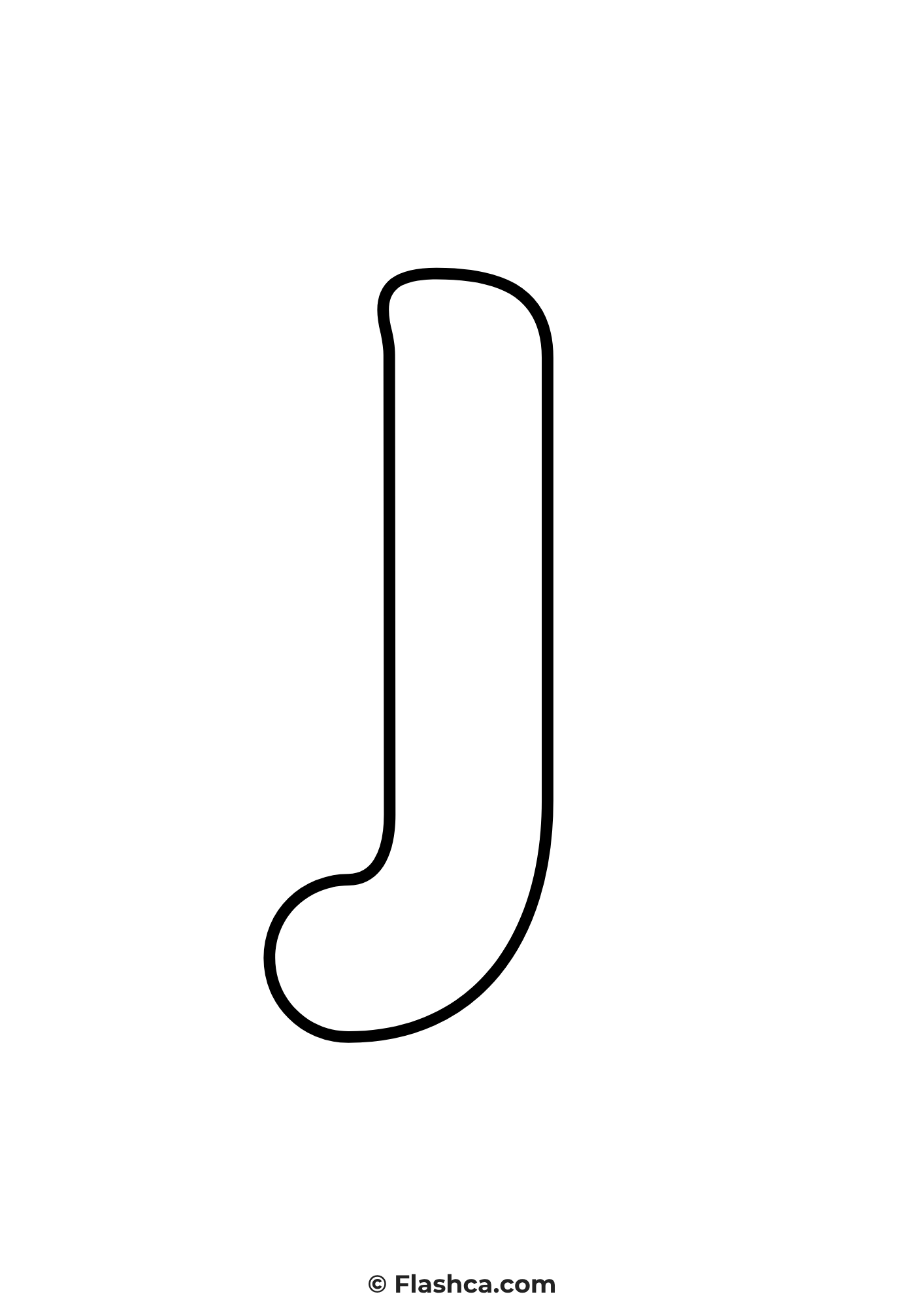 bubble letter j