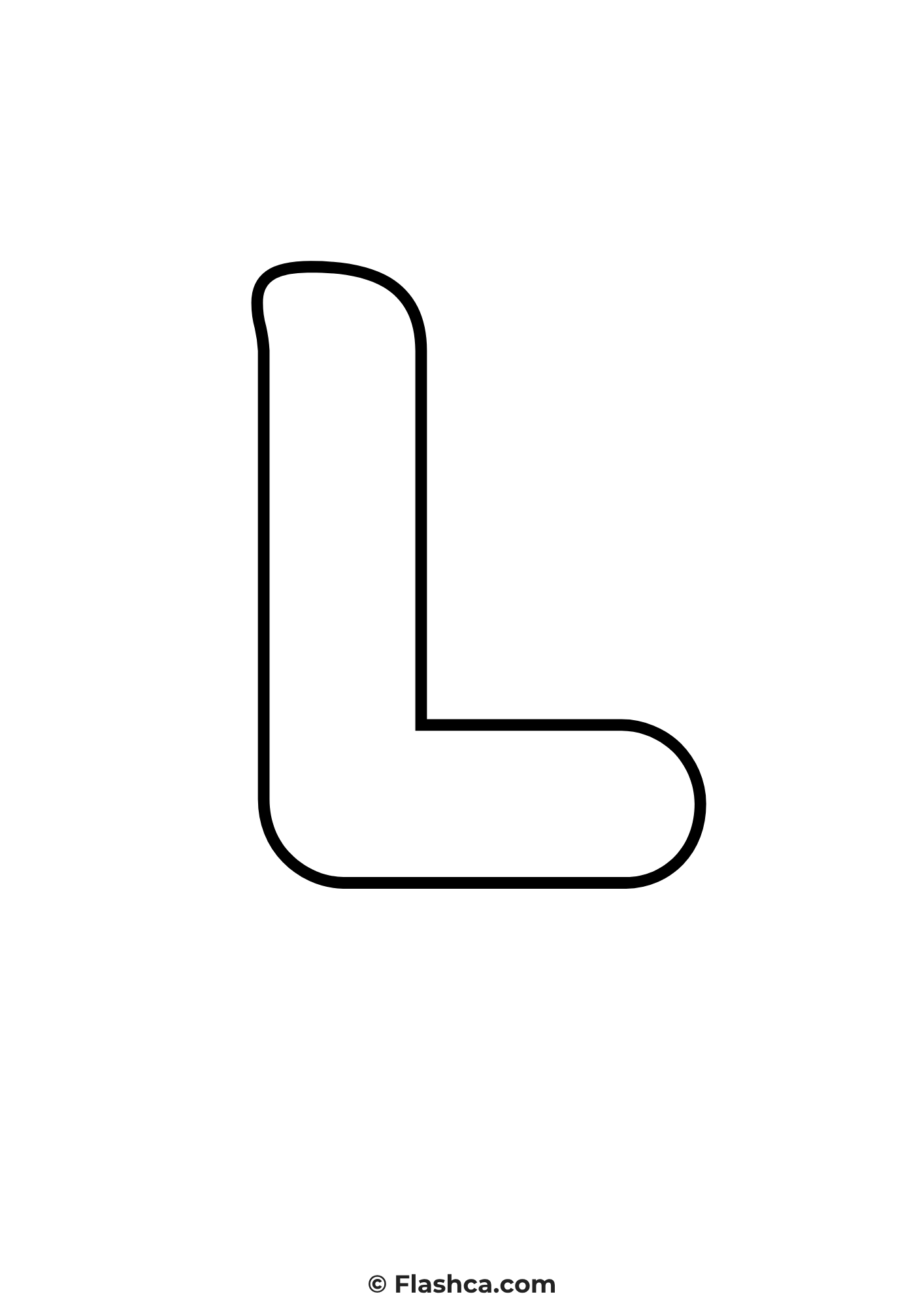 bubble letter l