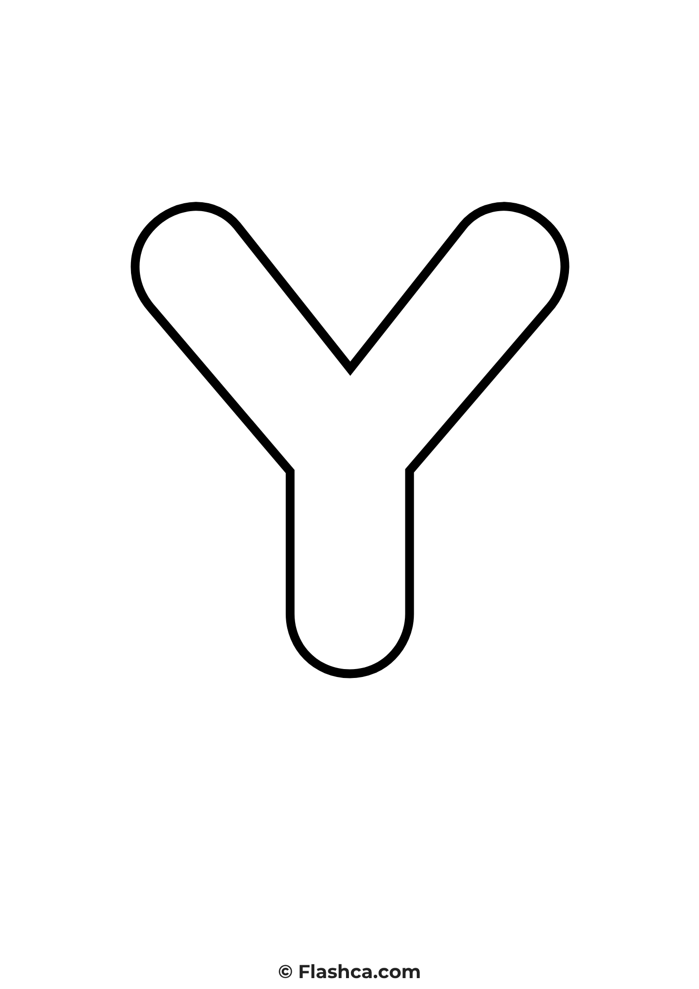 bubble letter y
