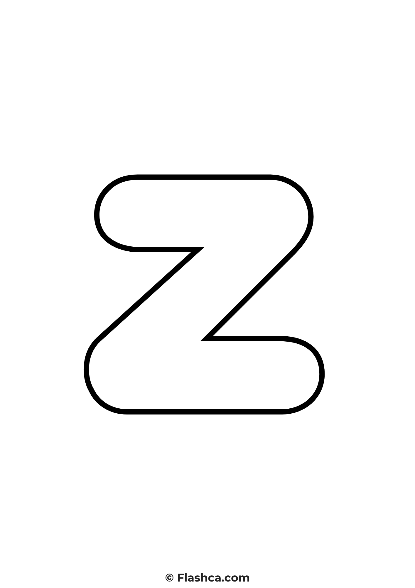bubble letter z lowercase